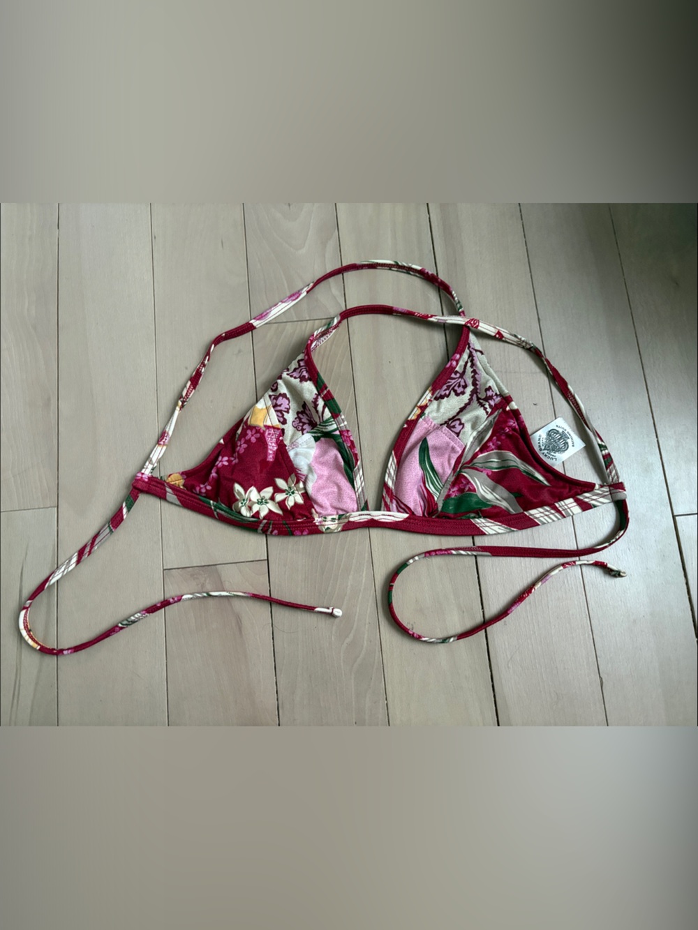 Vintage Lucky Brand bikini top.